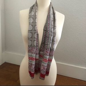 Oscar de la Renta Silk Scarf 50”x10”